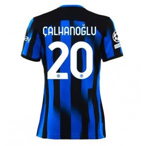 Inter Milan Hakan Calhanoglu #20 Hjemmebanetrøje Dame 2023-24 Kort ærmer